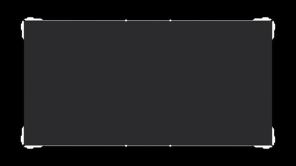HUD Square Frames ,HUD GUI futuristic element. Set of Circle Abstract Digital Technology UI Futuristic HUD Virtual Interface Elements. isolated on black background.  - Powered by Adobe