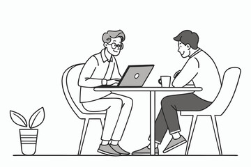 business people working together