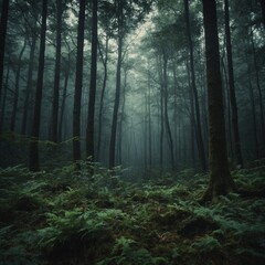 Fototapeta premium Imagine that the forest speaks to you in dreams—what does it say?