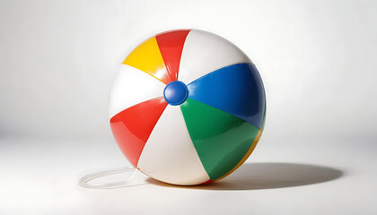 Fototapeta premium Colorful Beach Ball Summer Fun Inflatable Toy
