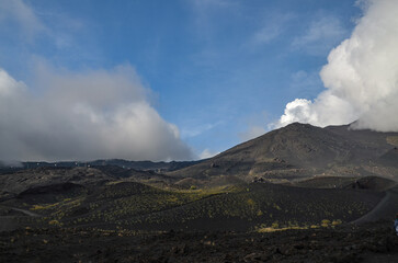 A distinctive and phenomenal landscape on Mount Etna in Sicily