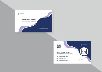 Unique mordern "Business card " Design in vector and RGB color mood 