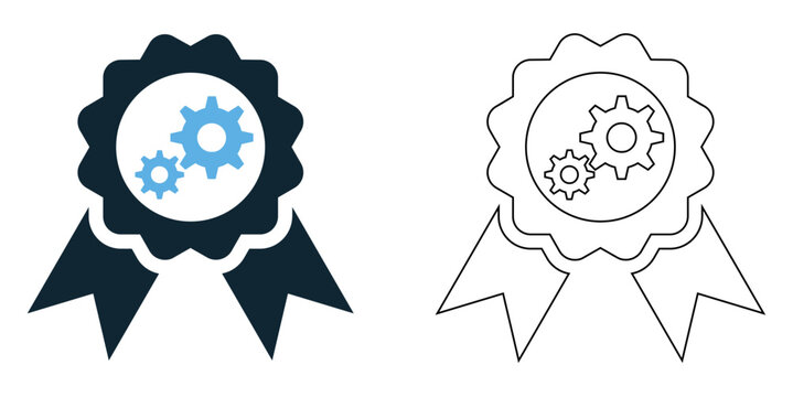 service mark icon vector pictogram symbol ui and ux design, glyphs and stroke line