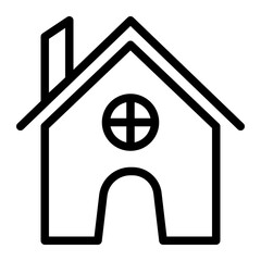 Home Icon Outline Style