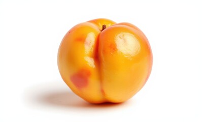 Ripe peach with vibrant colors