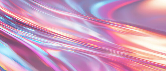 Abstract representation of light streaks on a reflective wet surface creating a rainy atmosphere