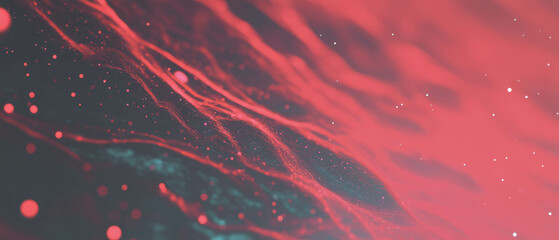 Creative abstract waves of light with smooth flowing curves and calming colors