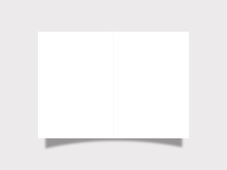 folded card mockups, Invitation mockups, two side brochure mockups