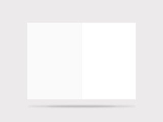 folded card mockups, Invitation mockups, two side brochure mockups