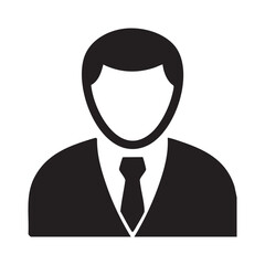 Business Professional Avatar Icons Set in Formal Attire - Vector Graphics