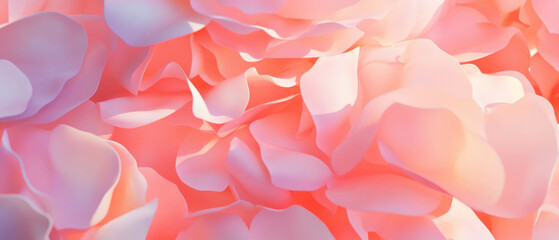 Obraz premium Abstract background featuring textured 3D flowers with varying petal materials and designs