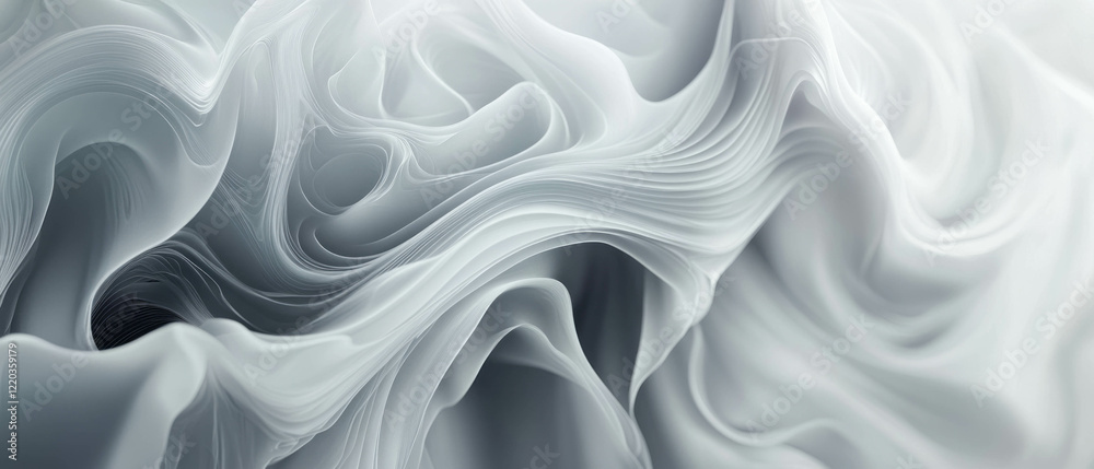 Poster swirling patterns of abstract 3d smoke create a captivating visual effect
