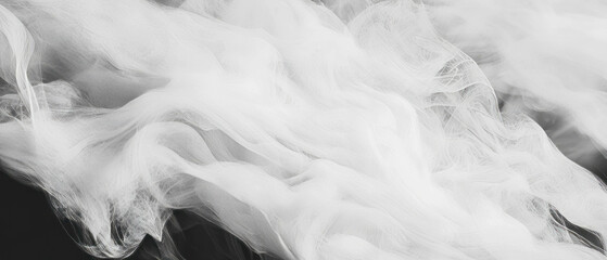 Swirling patterns of abstract smoke create a captivating visual with hypnotic effect
