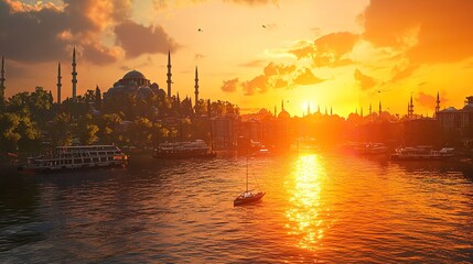 A Stunning View of the City of Turkey