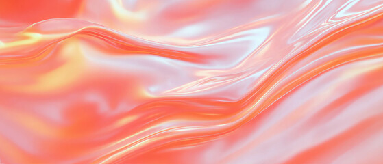 Fototapeta premium Abstract representation of dynamic 3D sound waves influenced by virtual wind in fluid motion