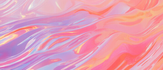 Fototapeta premium Abstract visualization of sound waves with vibrant colors and intricate patterns