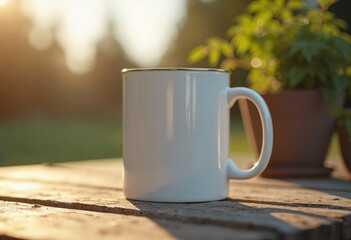 Blank mockup 11oz Camp MUG