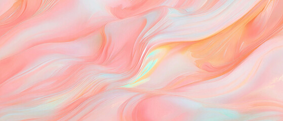 Obraz premium Textured abstract background with colorful waves of thick paint creating artistic patterns