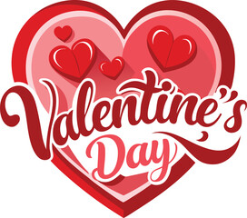 Naklejka premium valentines day background with hearts. vector illustration