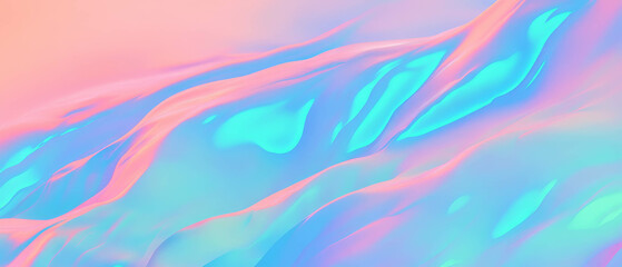 Obraz premium Elegant gradient background of turquoise and cerulean creating a tropical ocean vibe