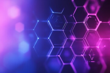 Hexagonal Medical Symbols on Vibrant Background