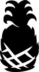 Rounded Filled Pineapple Icon