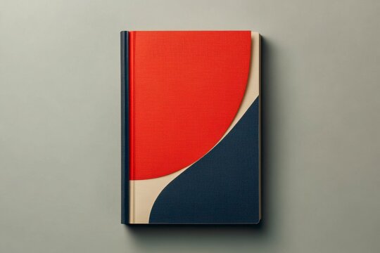 Modern Design Journal with Bold Colors and Textured Cover
