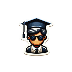 Student icon vector symbol design illustration