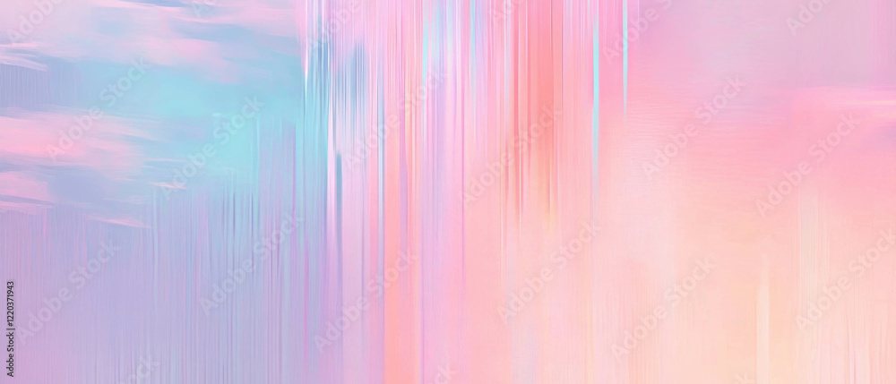 Poster transforming binary code creates a digital rain effect with technological aesthetics