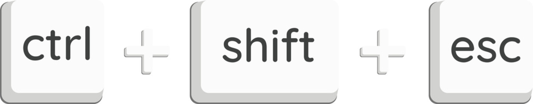 ctrl + shift + esc