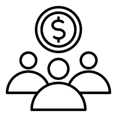 Financial Team Icon