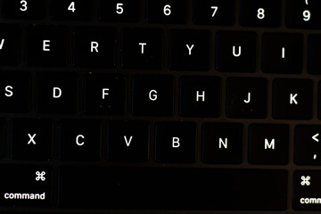 black keyboard