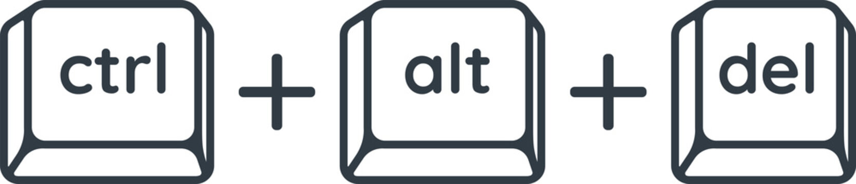 Ctrl + alt + del