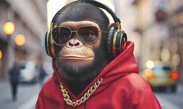 Cool monkey papper boy