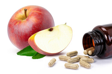 Apple medicine capsule