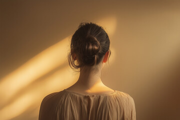 Serene Backlight Portrait Photography