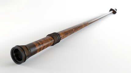 A lightweight aluminum hiking pole with an ergonomic grip, centered on white.