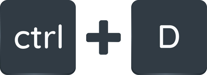 Obraz premium CTRL + D