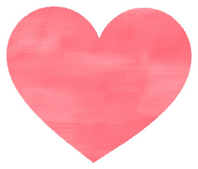 ハートの手書き風イラスト素材・かわいい・バレンタイン