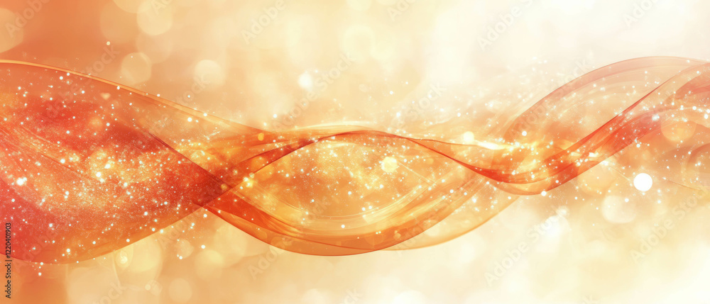 Poster digital waves create abstract shapes with a dynamic and creative background display