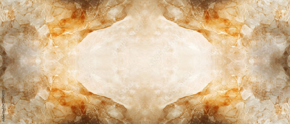 Poster abstract background featuring geometric onyx shapes with a central empty space for design elements