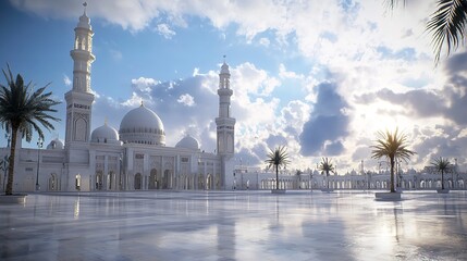 The mosque is in Thailand. It is an important Islamic place.