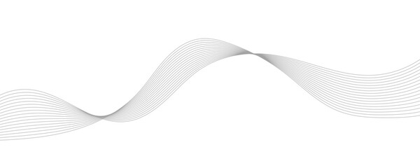 Elegant Minimalist Line Wave Background for Banner and Template Design