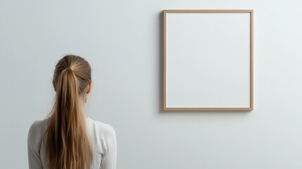 Contemplation of an Empty Frame: A Moment of Reflection