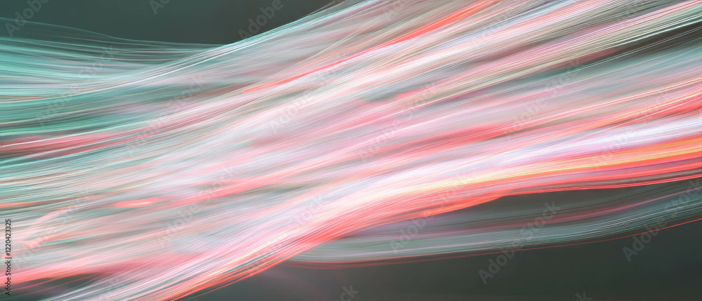 Poster connecting wires create a vibrant abstract background representing speed and connectivity