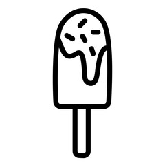 ice cream stick vector illustration