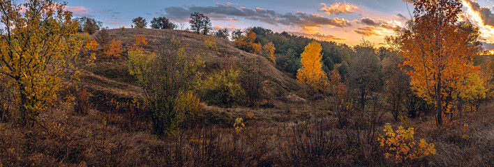 Autumn sunset © ghostdom