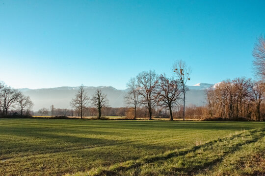 campagne du pays de Gex, Ain , France