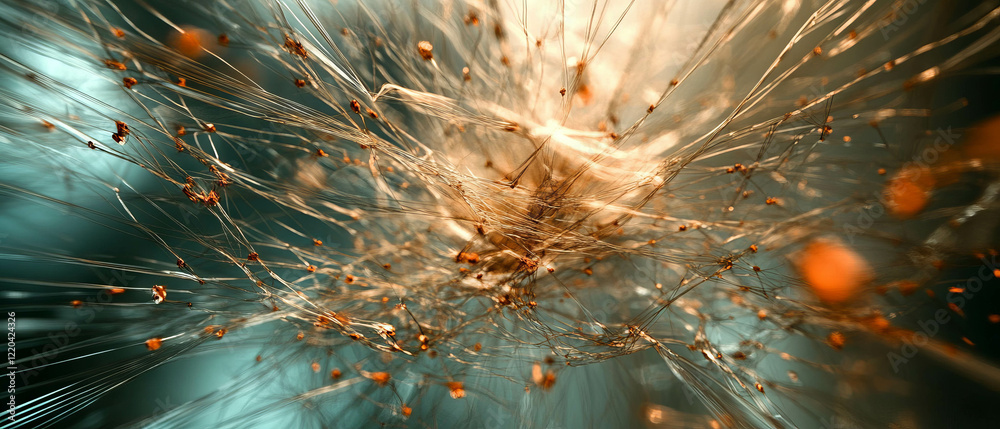 Poster wires pulse with music creating a dynamic abstract visual experience at rhythmic speeds