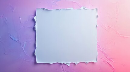 A blank white sheet of paper with a yellow and blue background, high resolution with no text or images.
